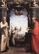 BECCAFUMI, Domenico Stigmatization of St Catherine of Siena oil on canvas